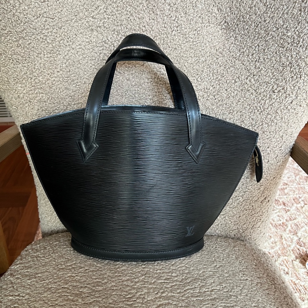 Louis Vuitton Black Epi bag